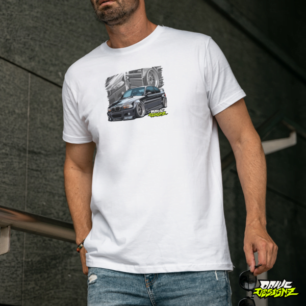 Drive Designz T-Shirt Black White Custom Car JDM EURO ELECTIRC