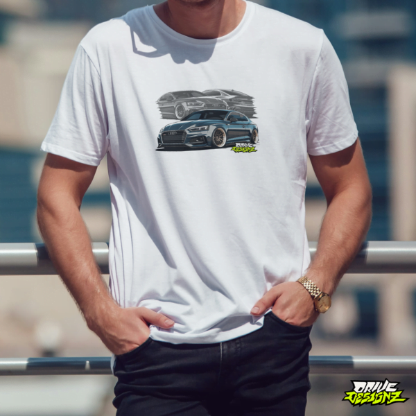 Drive Designz T-Shirt Black White Custom Car JDM EURO ELECTIRC