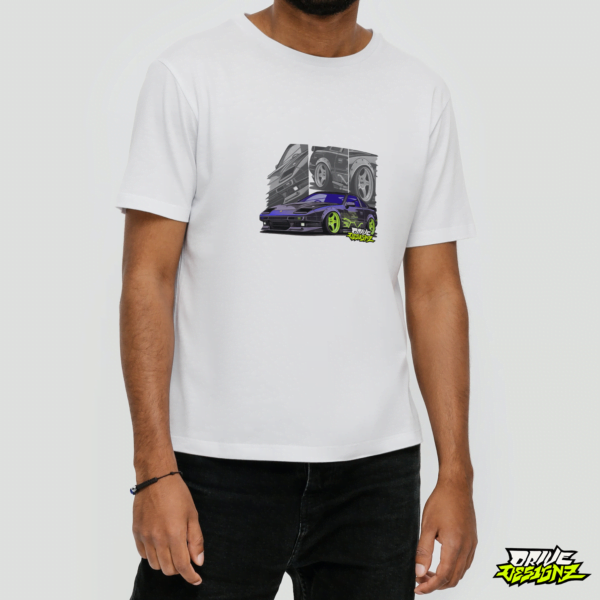 Drive Designz T-Shirt Black White Custom Car JDM EURO ELECTIRC