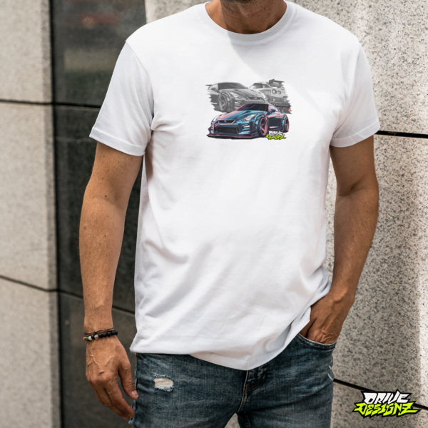 Drive Designz T-Shirt Black White Custom Car JDM EURO ELECTIRC