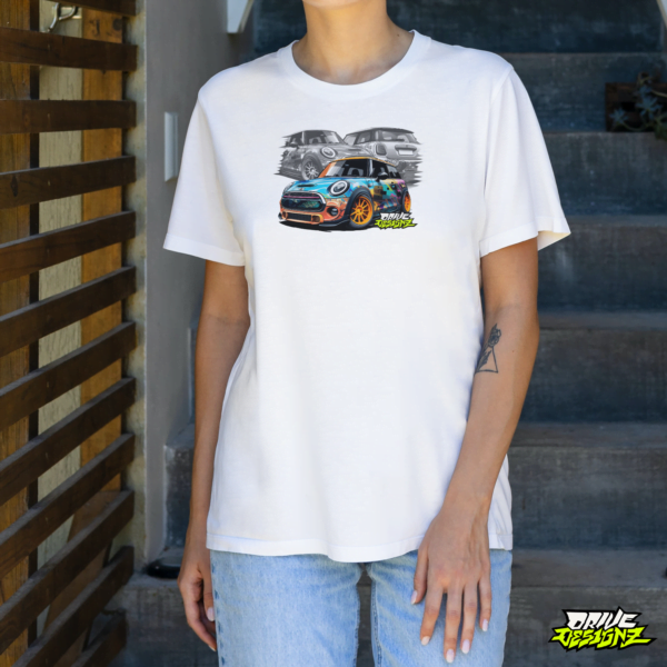 Drive Designz T-Shirt Black White Custom Car JDM EURO ELECTIRC