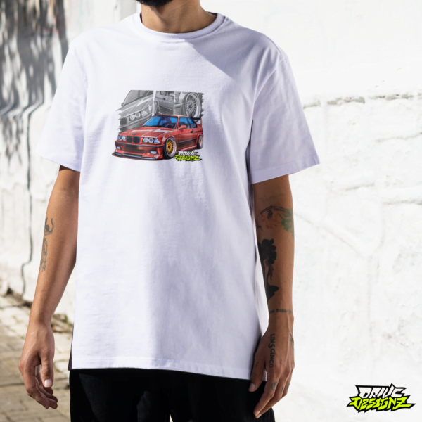 Drive Designz T-Shirt Black White Custom Car JDM EURO ELECTIRC