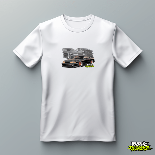 Drive Designz T-Shirt Black White Custom Car JDM EURO ELECTIRC