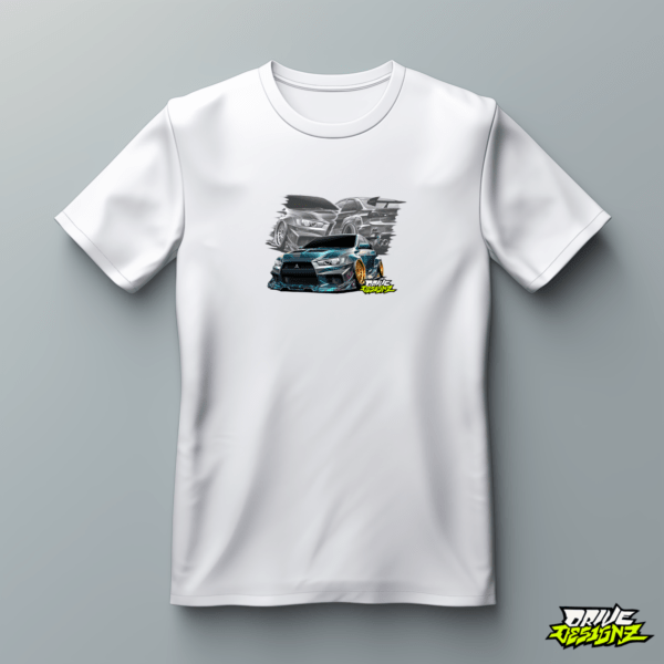 Drive Designz T-Shirt Black White Custom Car JDM EURO ELECTIRC