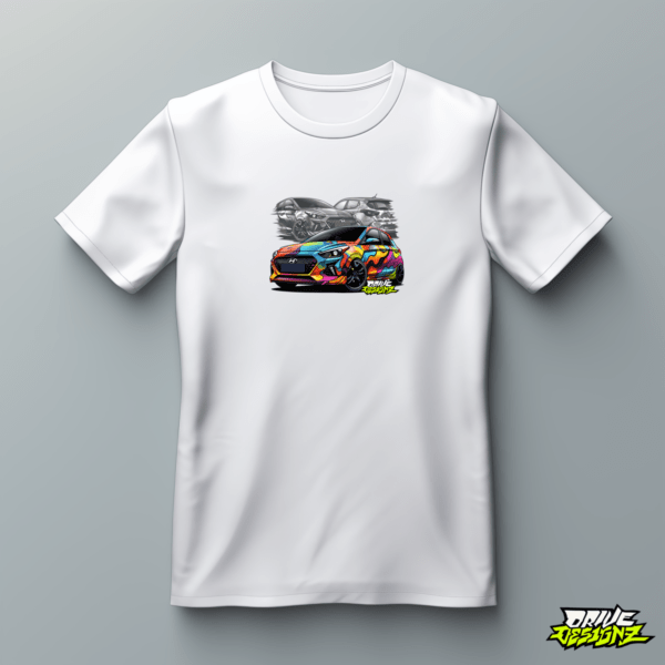 Drive Designz T-Shirt Black White Custom Car JDM EURO ELECTIRC