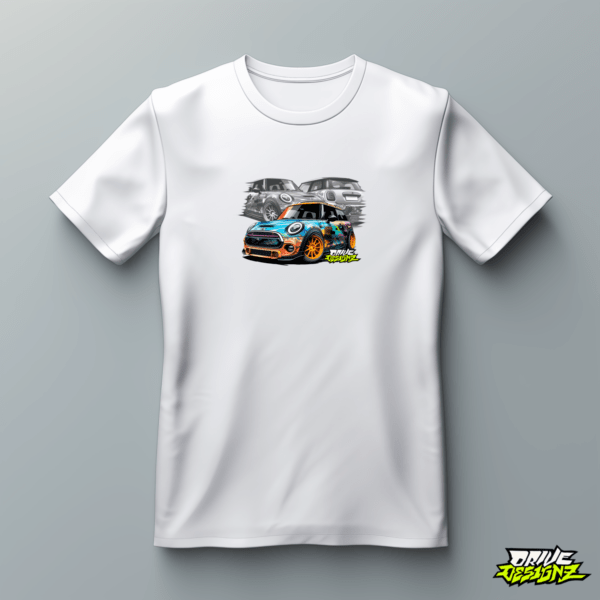 Drive Designz T-Shirt Black White Custom Car JDM EURO ELECTIRC