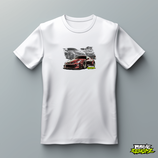 Drive Designz T-Shirt Black White Custom Car JDM EURO ELECTIRC