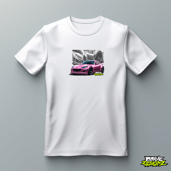 Drive Designz T-Shirt Black White Custom Car JDM EURO ELECTIRC