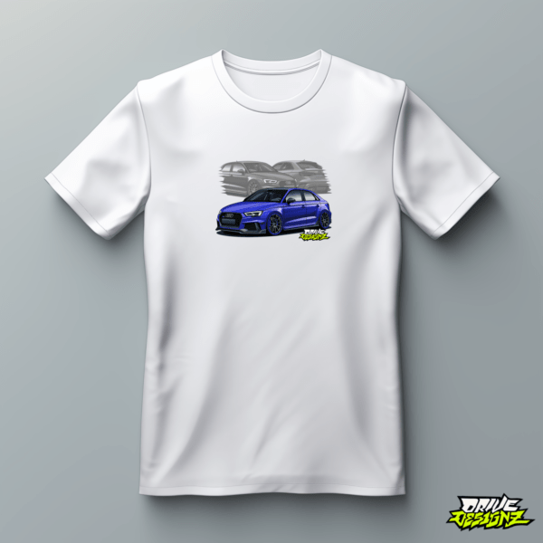 Drive Designz T-Shirt Black White Custom Car JDM EURO ELECTIRC