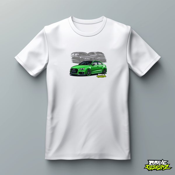 Drive Designz T-Shirt Black White Custom Car JDM EURO ELECTIRC