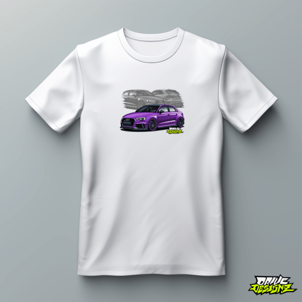 Drive Designz T-Shirt Black White Custom Car JDM EURO ELECTIRC