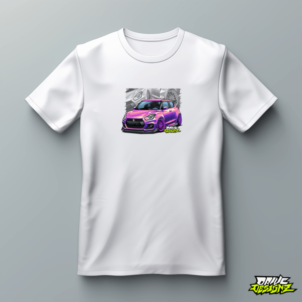 Drive Designz T-Shirt Black White Custom Car JDM EURO ELECTIRC