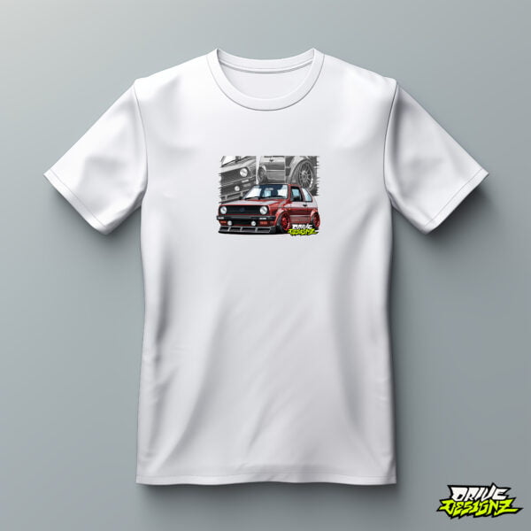 Drive Designz T-Shirt Black White Custom Car JDM EURO ELECTIRC