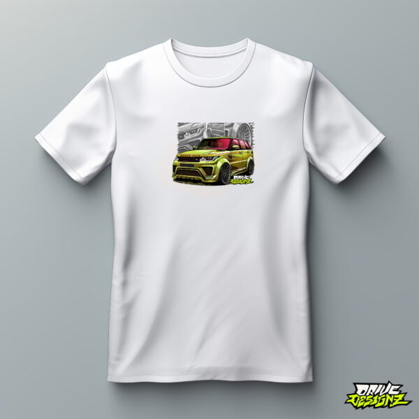 Drive Designz T-Shirt Black White Custom Car JDM EURO ELECTIRC