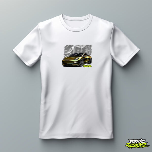 Drive Designz T-Shirt Black White Custom Car JDM EURO ELECTIRC