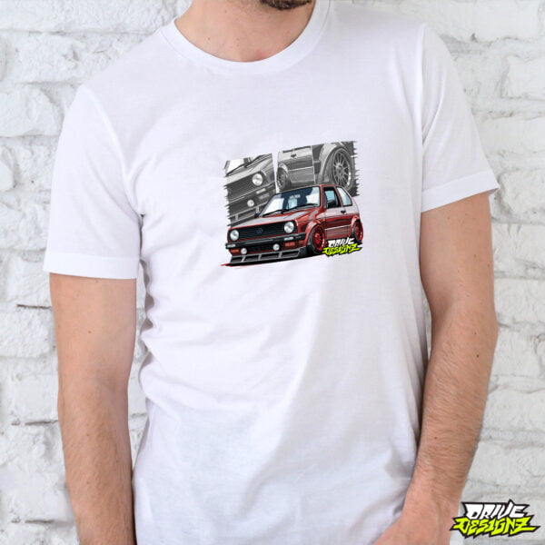 Drive Designz T-Shirt Black White Custom Car JDM EURO ELECTIRC