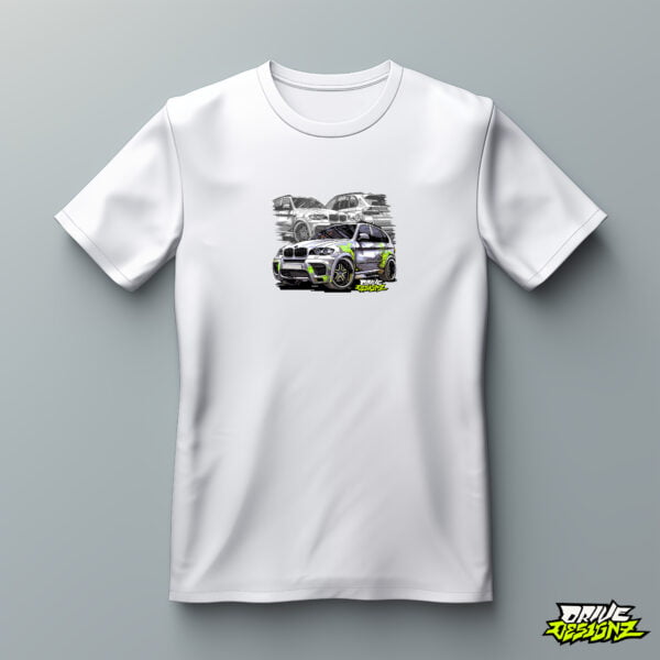 Drive Designz T-Shirt Black White Custom Car JDM EURO ELECTIRC