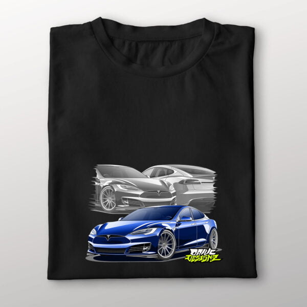 Drive Designz T-Shirt Black White Custom Car JDM EURO ELECTIRC