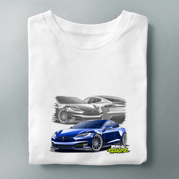 Drive Designz T-Shirt Black White Custom Car JDM EURO ELECTIRC