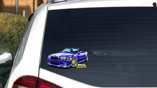 BMW E36 CABRIO STICKER