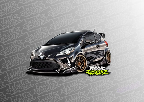 TOYOTA YARIS STICKER