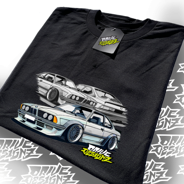 Drive Designz T-Shirt Black White Custom Car JDM EURO ELECTIRC