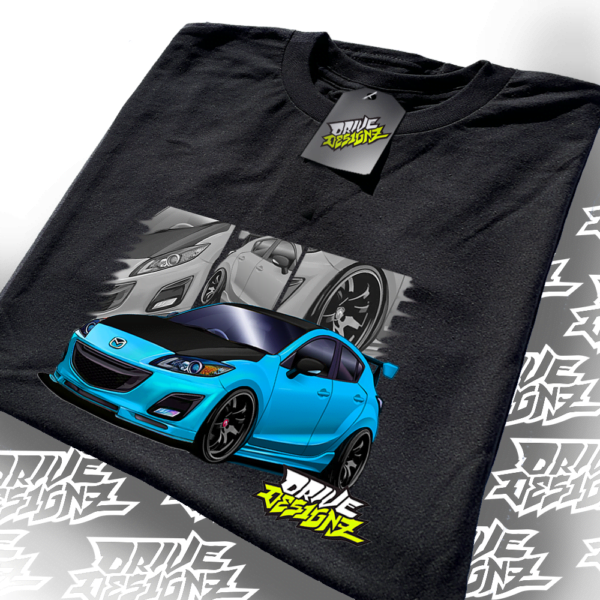 Drive Designz T-Shirt Black White Custom Car JDM EURO ELECTIRC