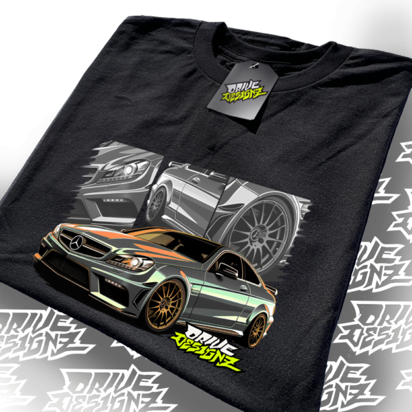 Drive Designz T-Shirt Black White Custom Car JDM EURO ELECTIRC