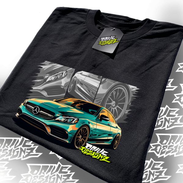 Drive Designz T-Shirt Black White Custom Car JDM EURO ELECTIRC