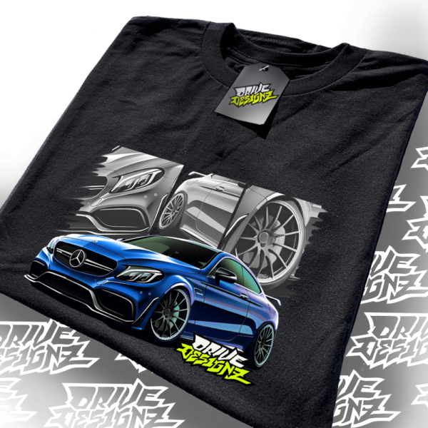 Drive Designz T-Shirt Black White Custom Car JDM EURO ELECTIRC