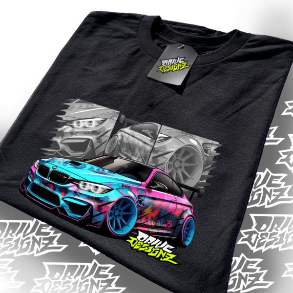 Drive Designz T-Shirt Black White Custom Car JDM EURO ELECTIRC