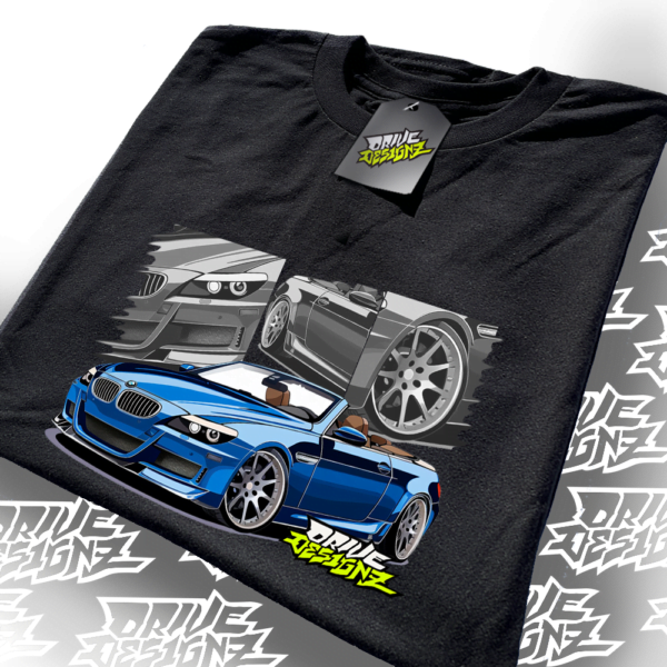 Drive Designz T-Shirt Black White Custom Car JDM EURO ELECTIRC