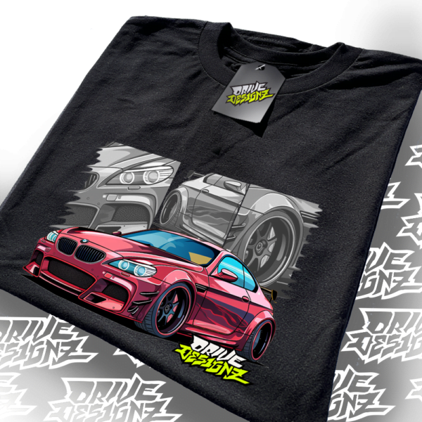 Drive Designz T-Shirt Black White Custom Car JDM EURO ELECTIRC