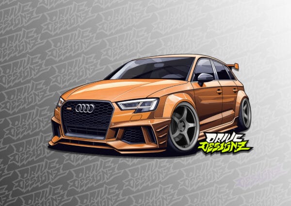 AUDI RS3 STICKER