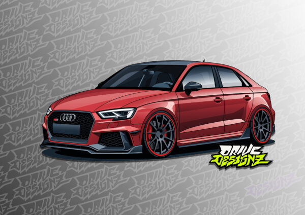 AUDI RS3 STICKER