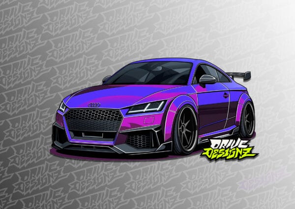 AUDI TT STICKER