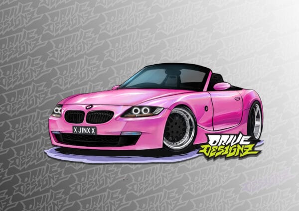 BMW Z4 ( X JINX X) STICKER